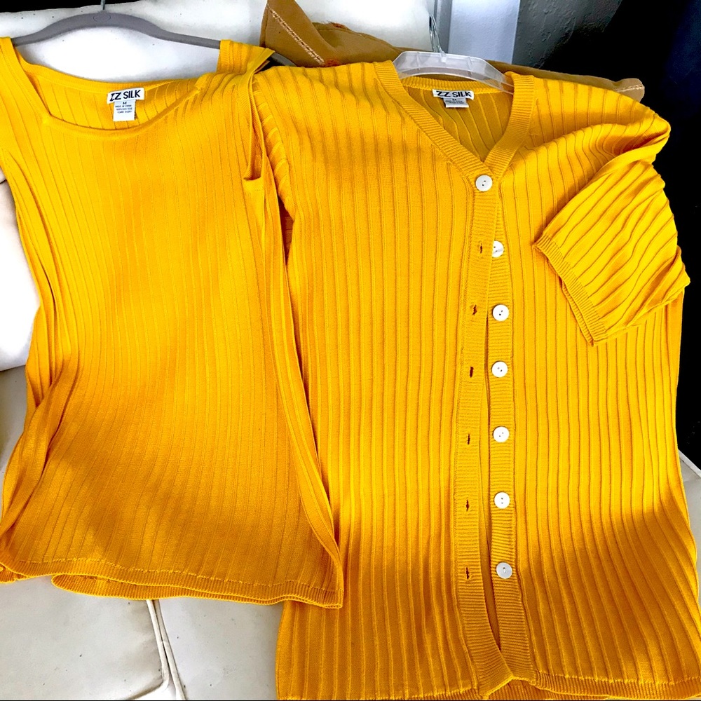 Cardigan & shell